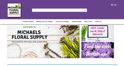 Desktop Screenshot of michaelsfloralsupply.com